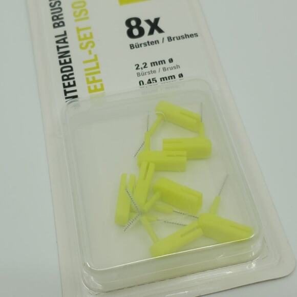 Wingbrush 8X Interdental Brush Heads Attachments Refill Set ISO2 New, sealed - Picture 4 of 8